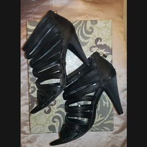 Black Swede Heels